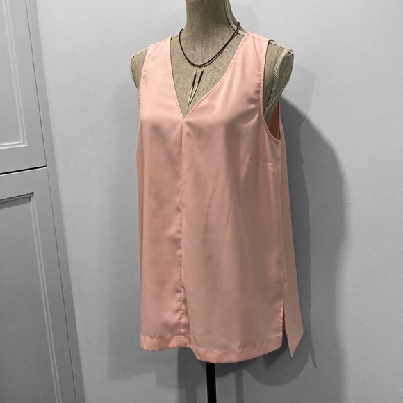 LORD & Taylor Pink Tank Top Large - Picture 7 of 12